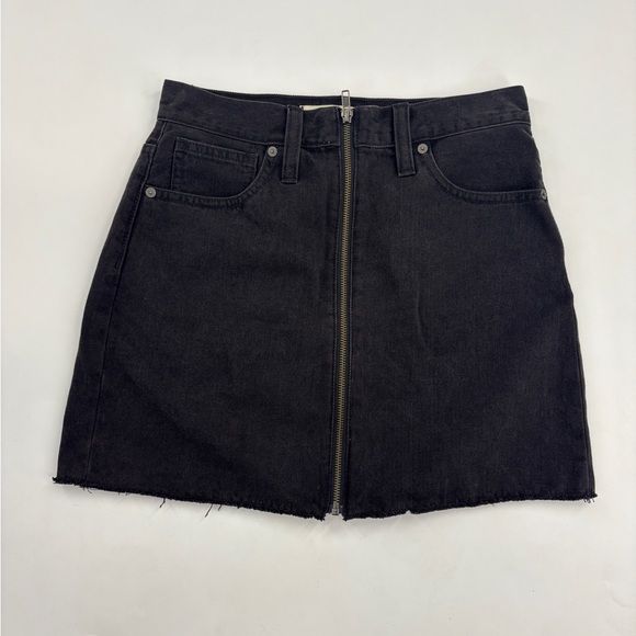 Madewell Dresses & Skirts - Madewell Charcoal Denim Mini Skirt
